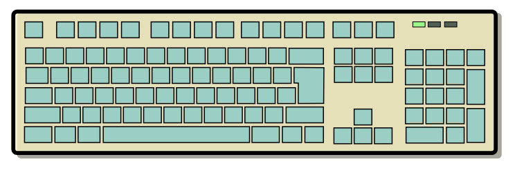 apple keyboard clipart - photo #33