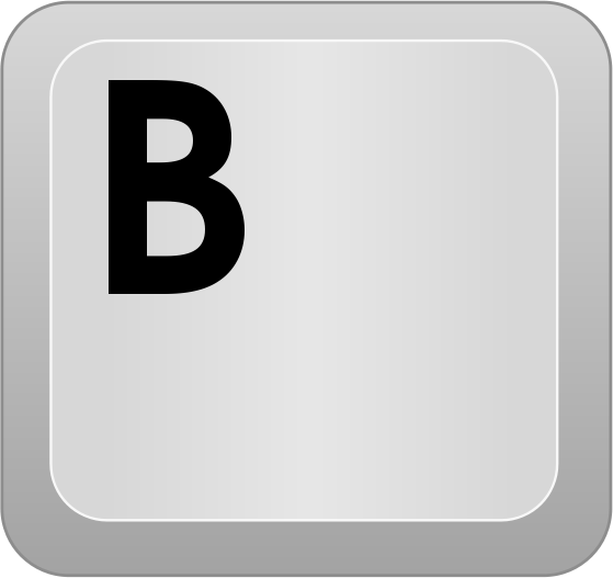 computer key B
