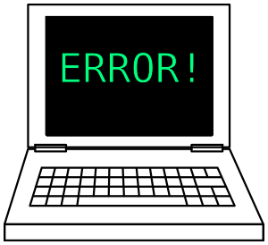 laptop error