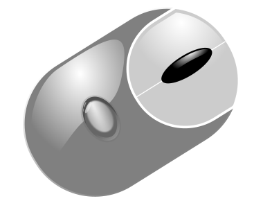 computer mouse rounded