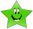 Image result for smiley green star animated
