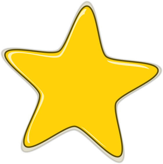gold star rounded