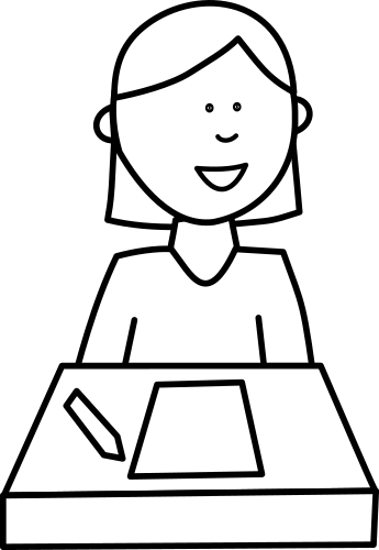 pupil writing clipart - photo #30