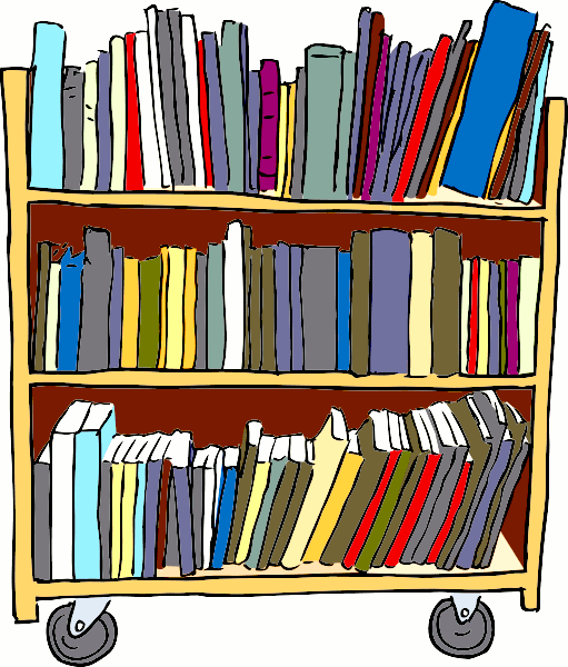 clipart pictures of library books - photo #12