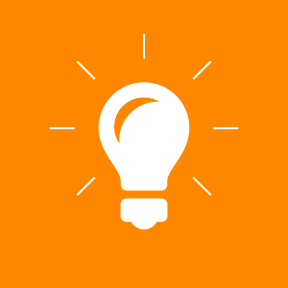 idea icon orange