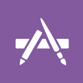write draw icon violet