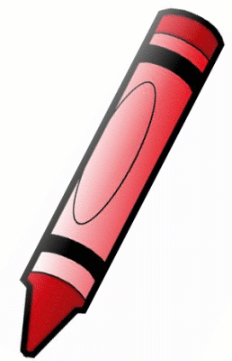 crayon red