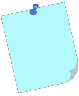 post up note blue