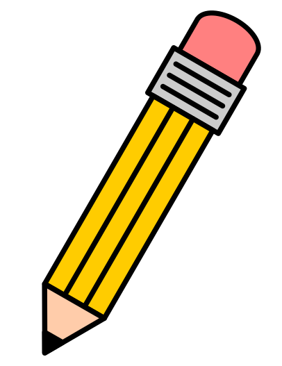 pencil stubby yellow