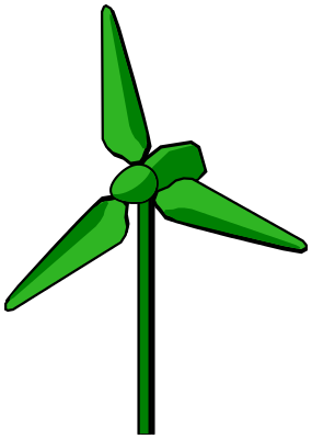 wind turbine green