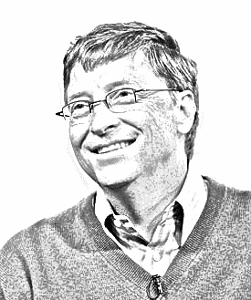 Bill Gates BW