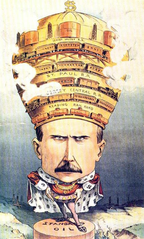 Rockefeller as an industrial emperor 1901