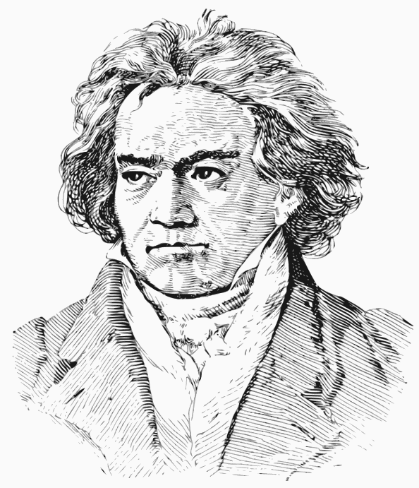 Beethoven lineart
