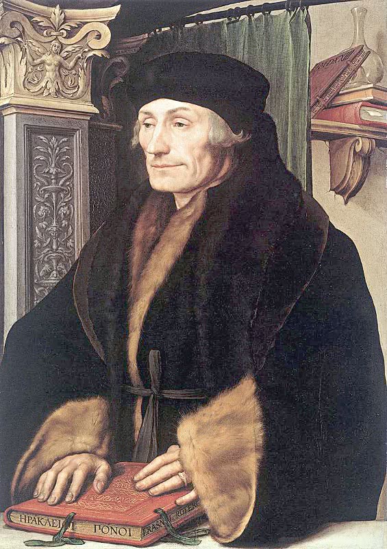 Desiderius Erasmus painting
