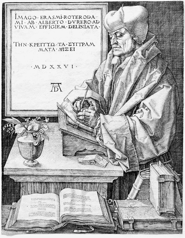 Erasmus engraving