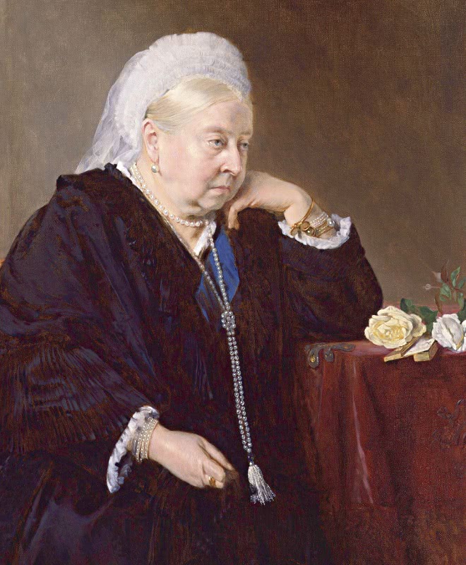 Queen Victoria at 80 in 1899