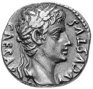 Ceasar Augustus coin 18bc
