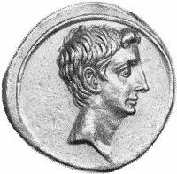 Octavian coin c30bc