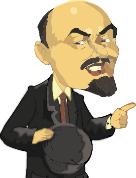 Lenin caricature