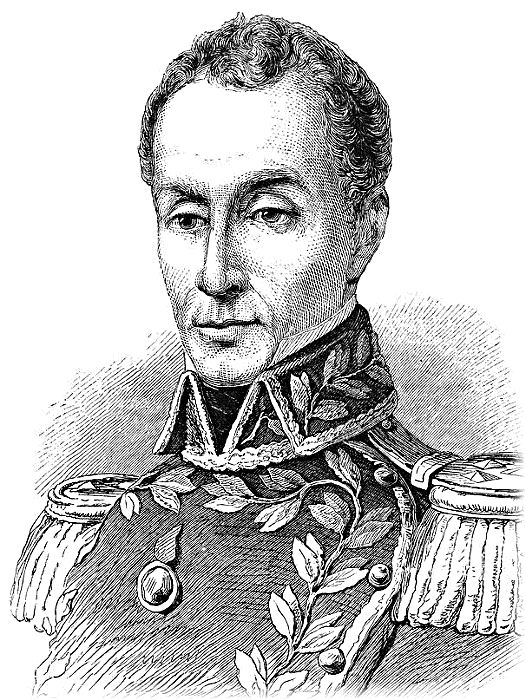 Simon Bolivar lineart