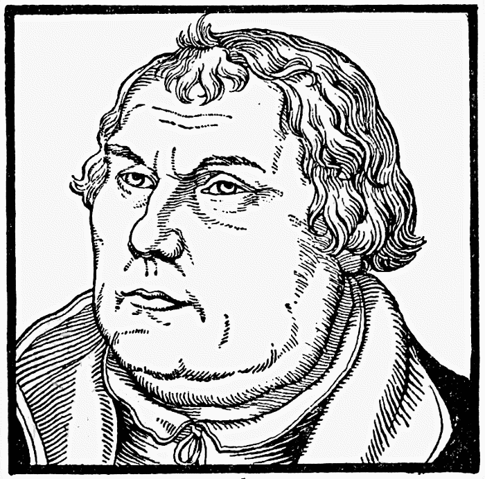 Martin Luther lineart