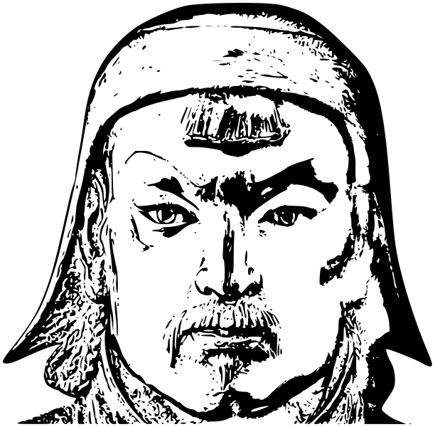 Genghis Khan lineart 2