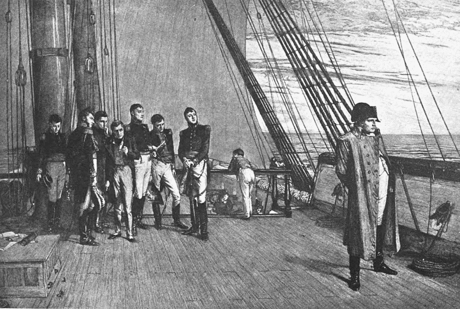 Napoleon aboard the Bellerophon