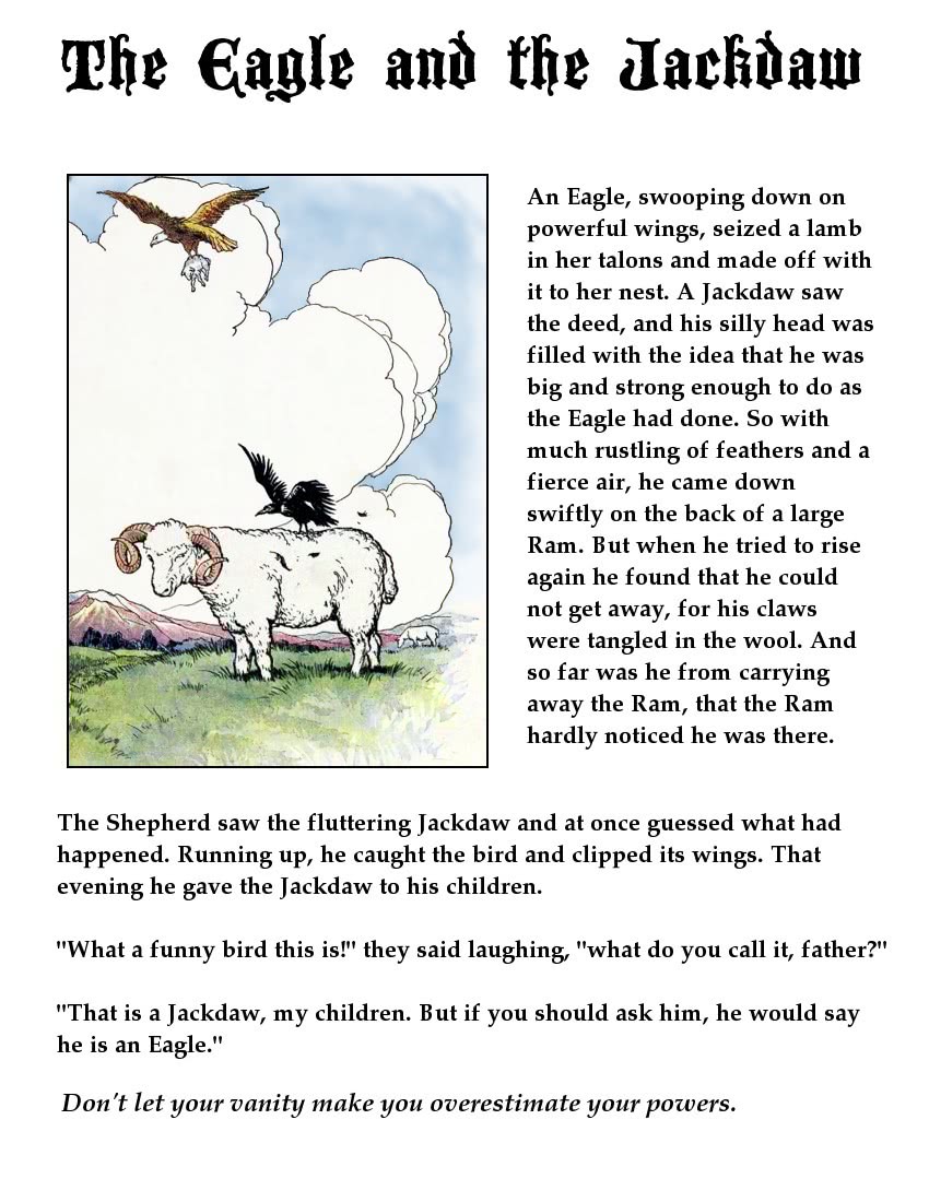 Eagle and the Jackdaw page
