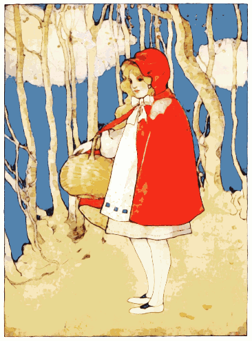  on Little Red Riding Hood   Public Domain Clip Art Image   Wpclipart Com