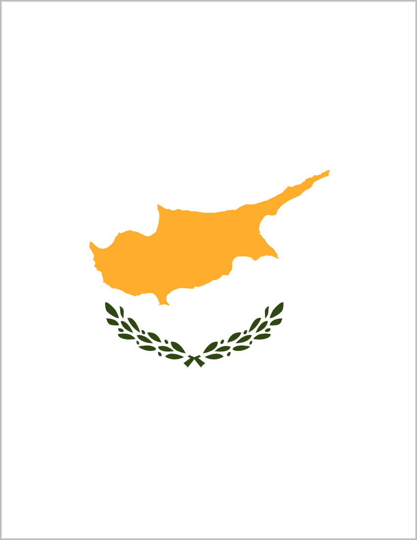cyprus flag full page