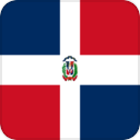 dominican republic flag square
