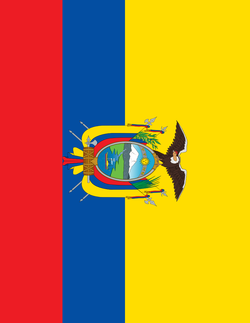 ecuador flag full page