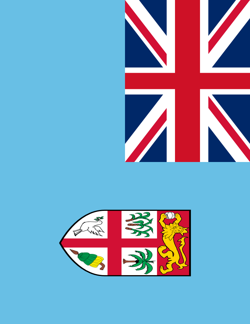 fiji flag full page