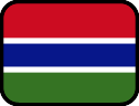 gambia outlined