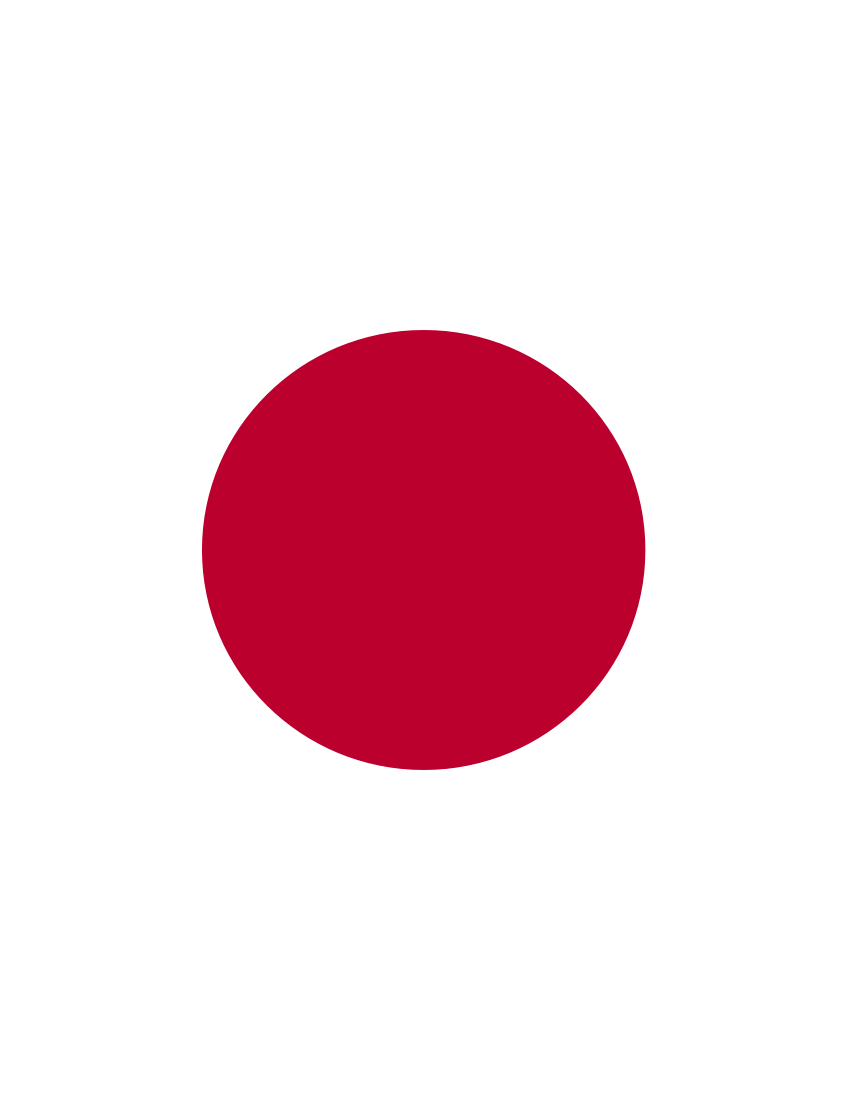 japan flag full page