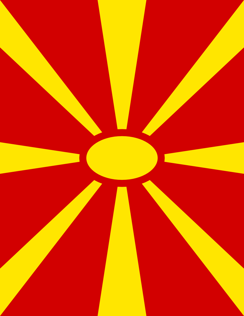 macedonia flag full page