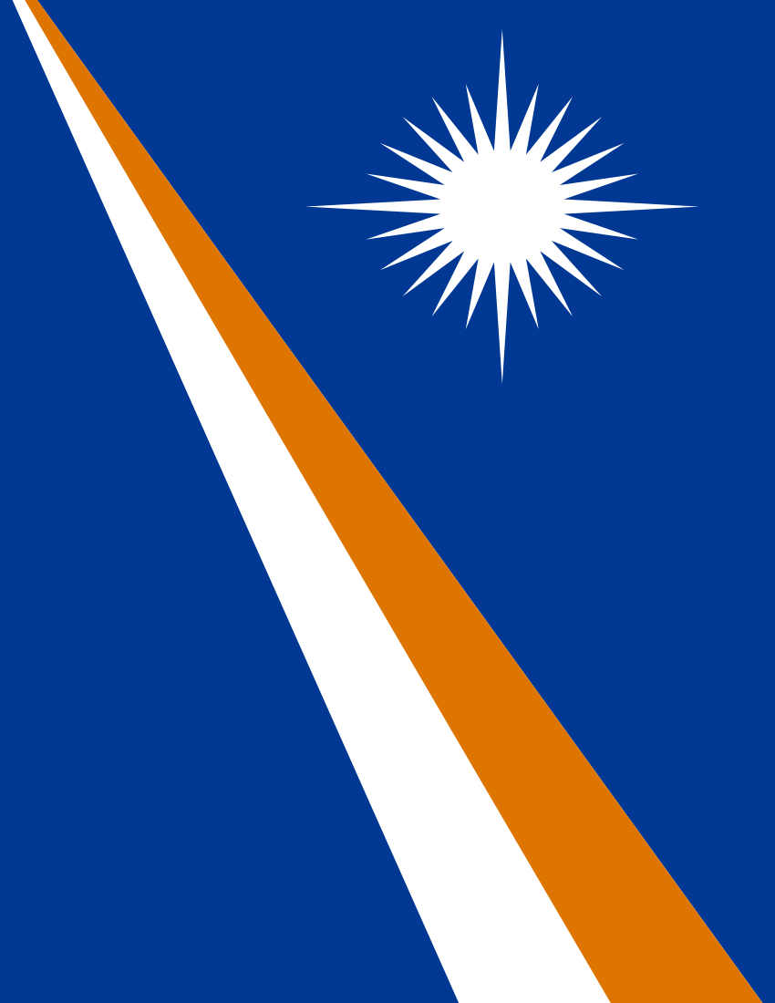 marshall islands flag full page
