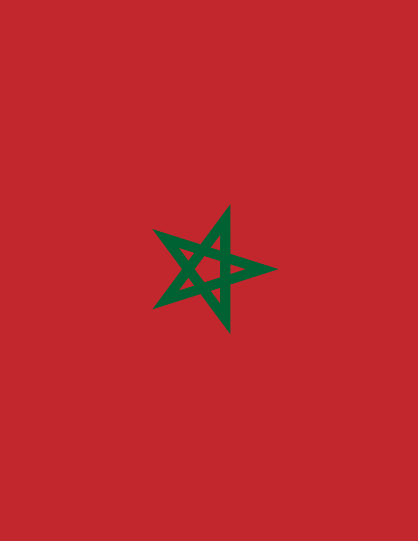 morocco flag full page