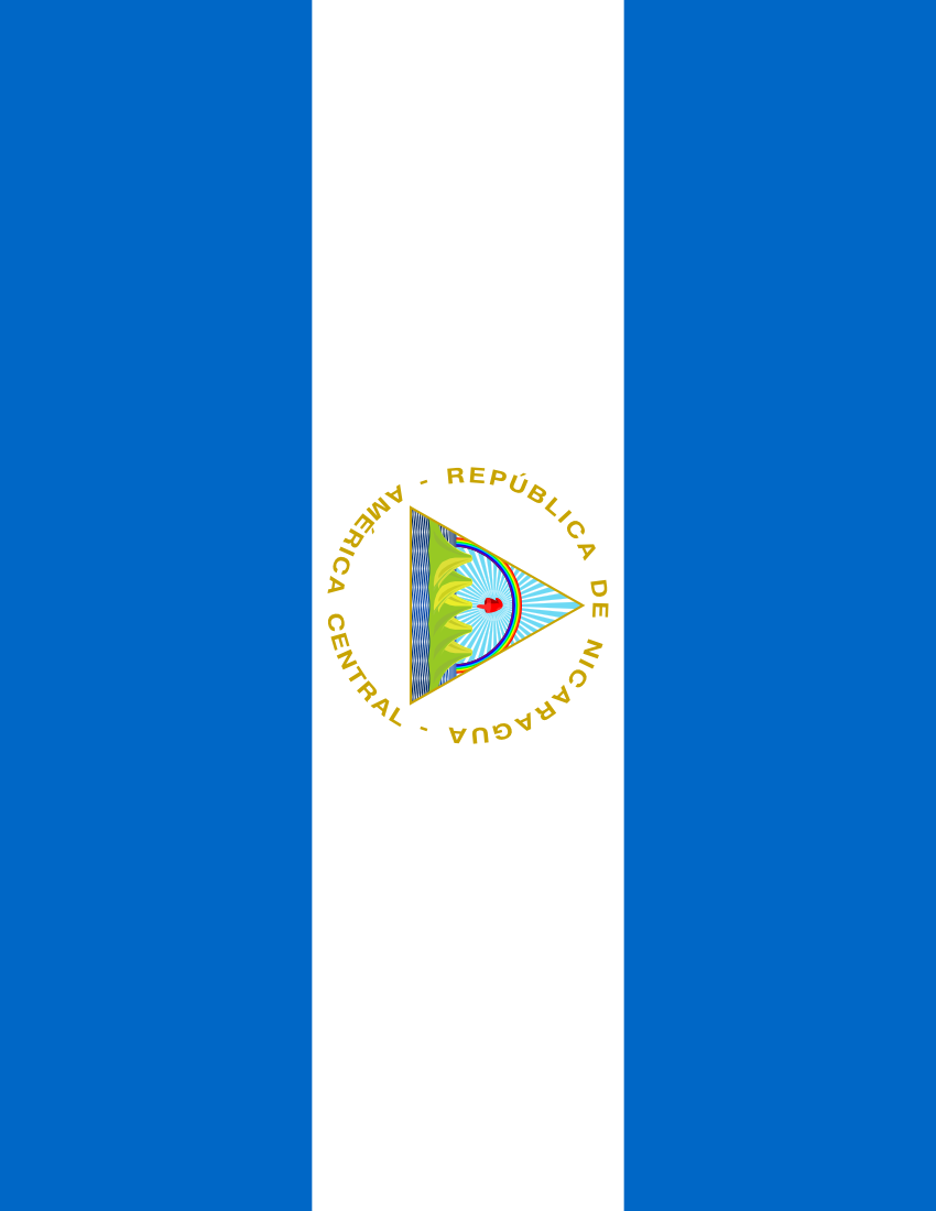 nicaragua flag full page