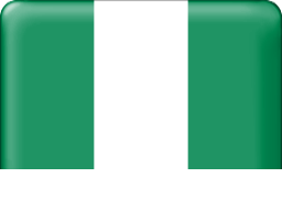 nigeria flag button