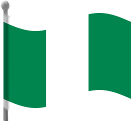 nigeria flag flag waving