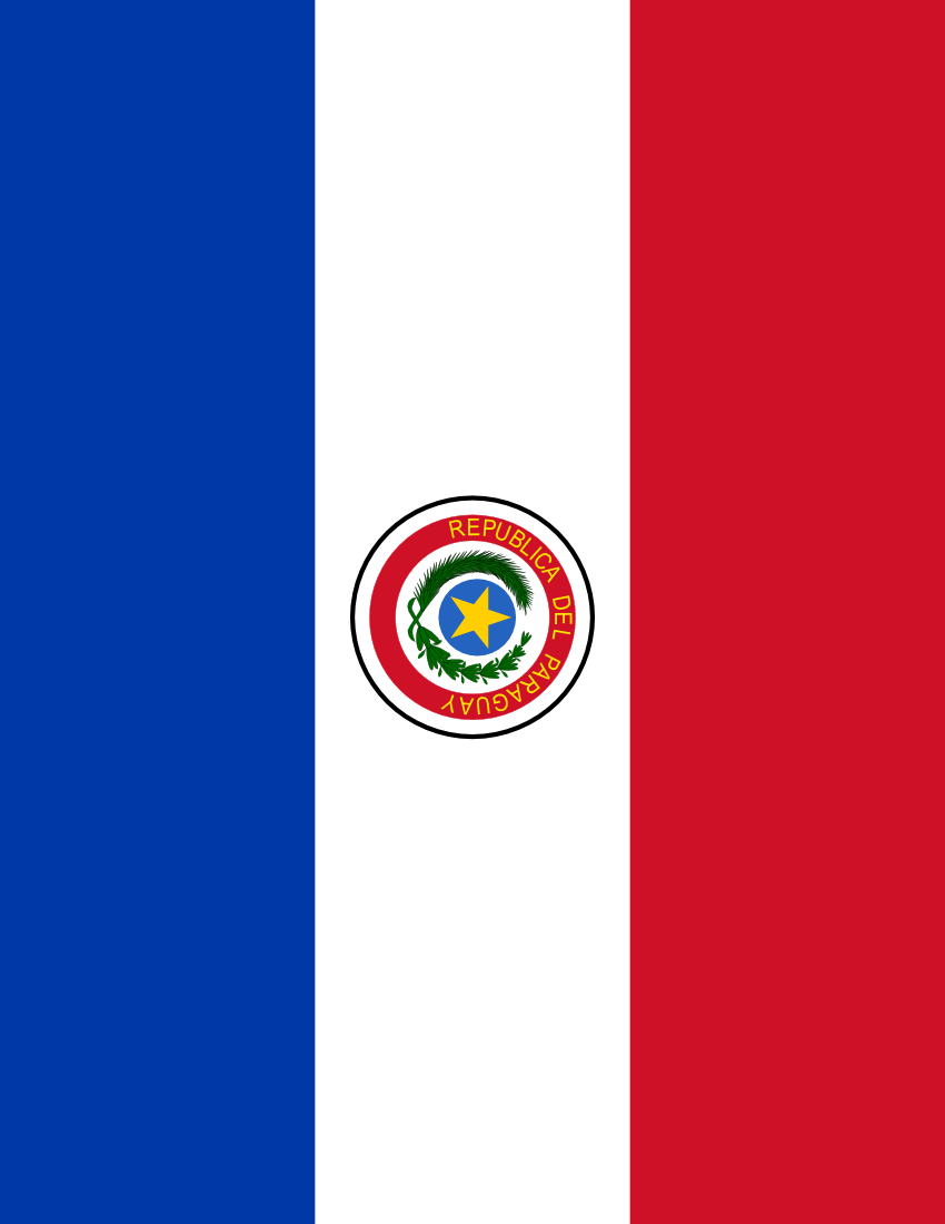 paraguay flag full page