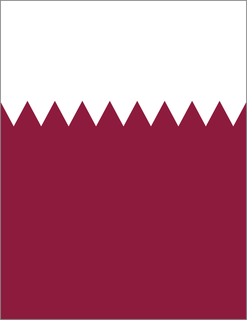 qatar flag full page