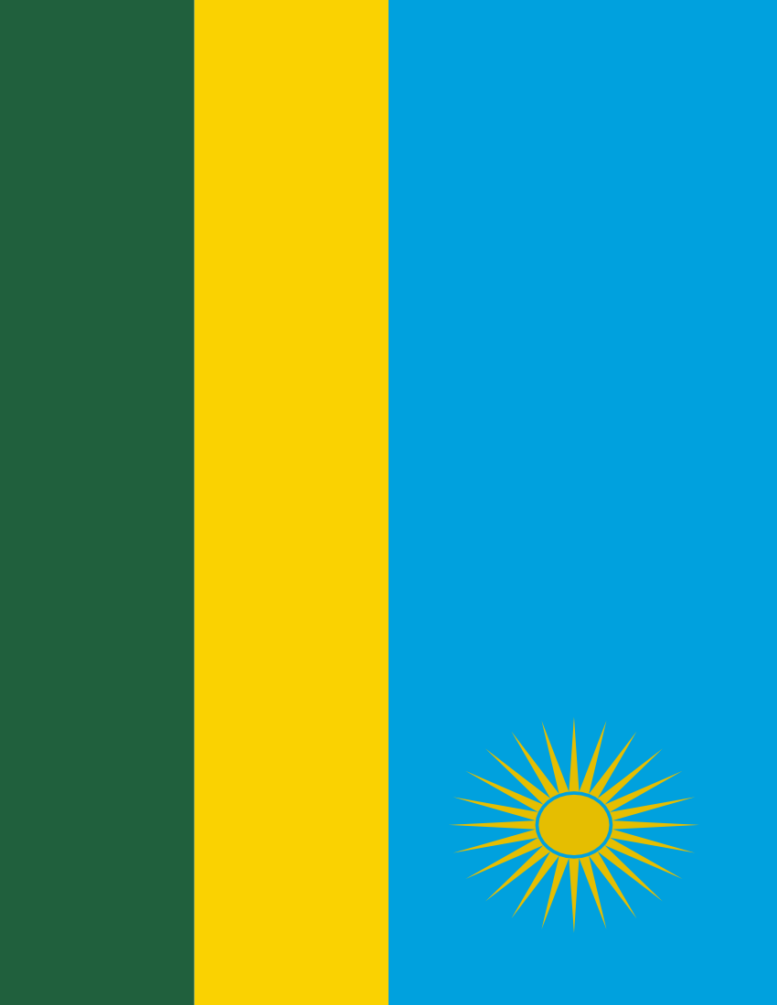 rwanda flag full page