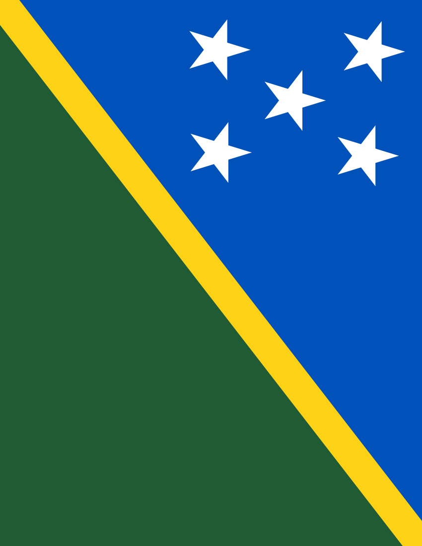 solomon islands flag full page