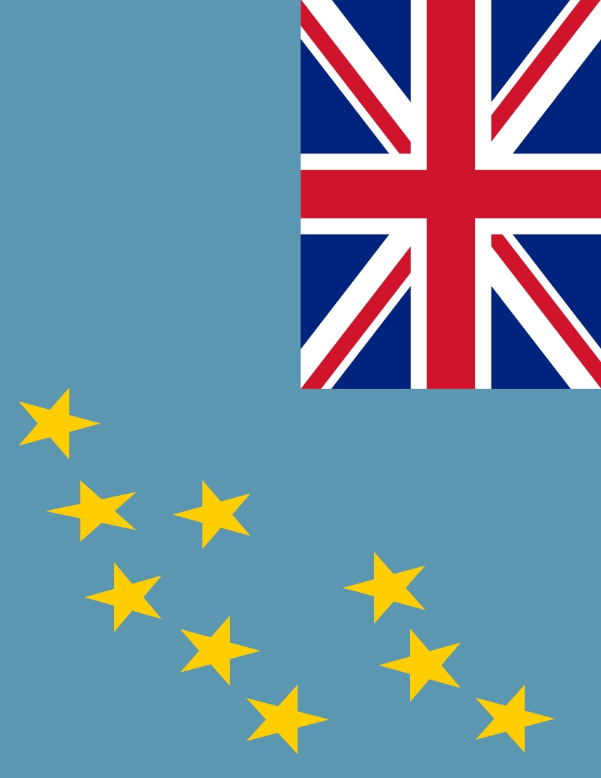 tuvalu flag full page