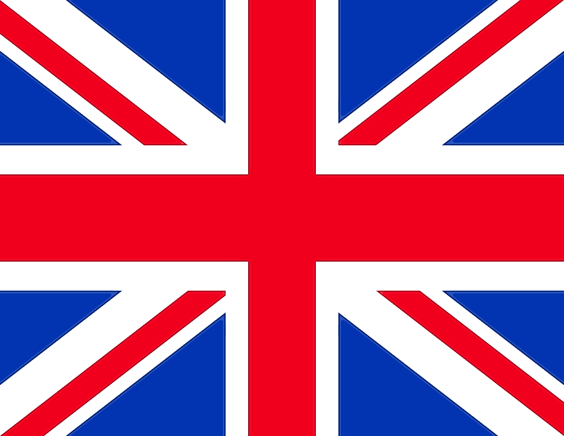 United Kingdom flag full page