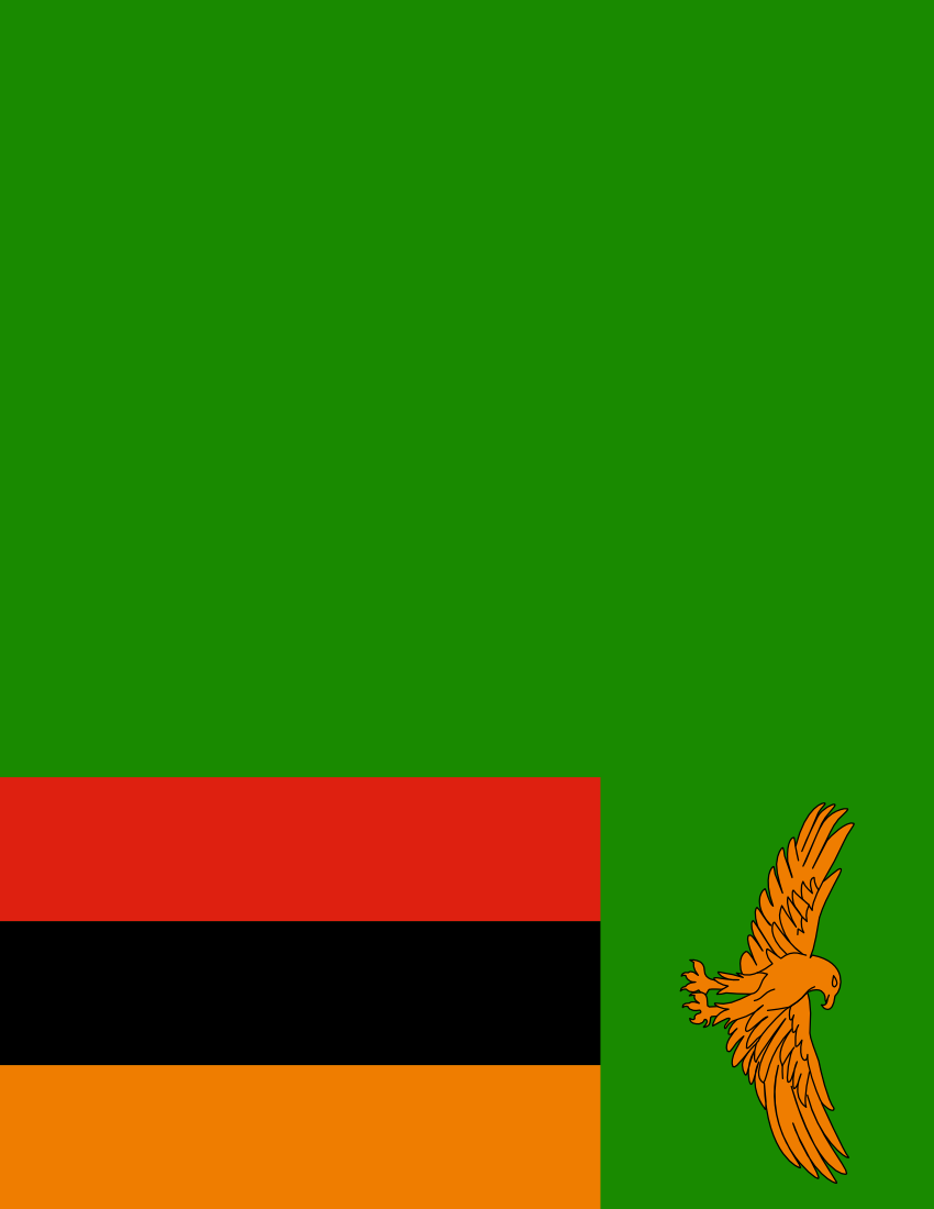 zambia flag full page