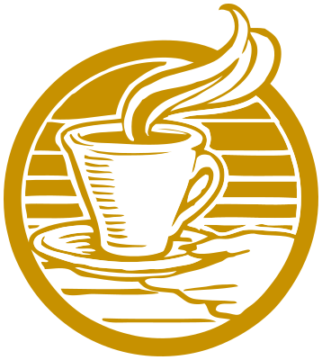 coffee icon gold
