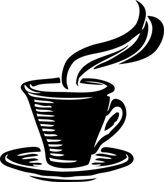 steaming cup of coffee clipart - photo #21
